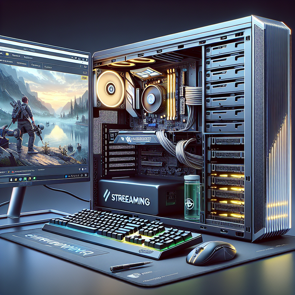 What is the benefit of gaming PCs with hardware-level streaming encoders?