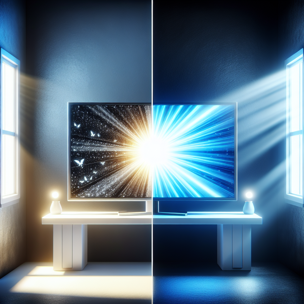 What is the contrast ratio in LED monitors?